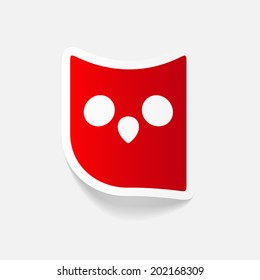 realistic design element: owl
