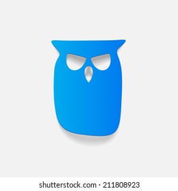 realistic design element: owl