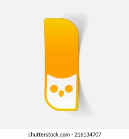 realistic design element: owl