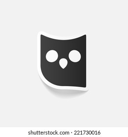 realistic design element: owl