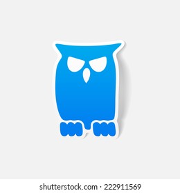 realistic design element: owl