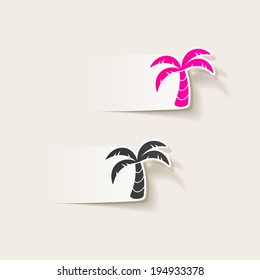 realistic design element: palm