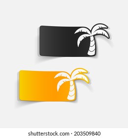 realistic design element: palm