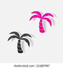 realistic design element: palm