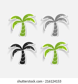realistic design element: palm