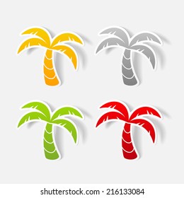 realistic design element: palm