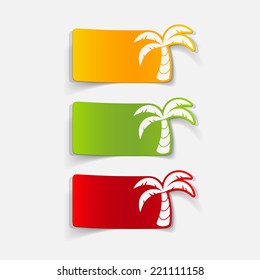 realistic design element: palm