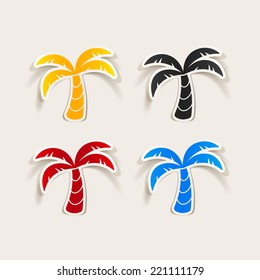 realistic design element: palm