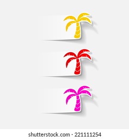 realistic design element: palm