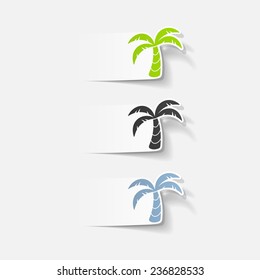 realistic design element: palm