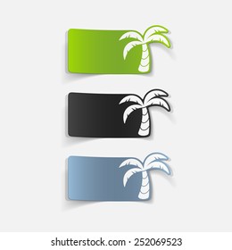 realistic design element: palm