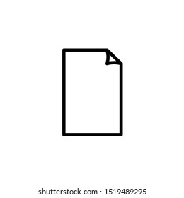 realistic design element: paper, a4