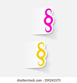 realistic design element. paragraph