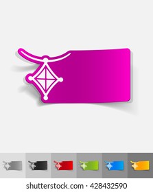 realistic design element. pendant