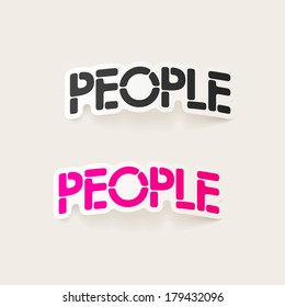 realistic design element: people