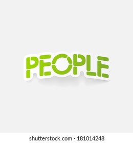 realistic design element: people