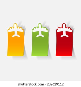 realistic design element: plane