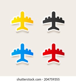 realistic design element: plane