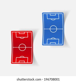 realistic design element: playing field