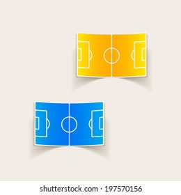 realistic design element: playing field