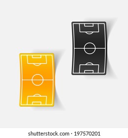 realistic design element: playing field