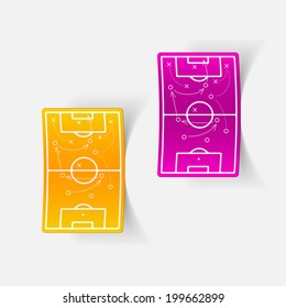 realistic design element: playing field