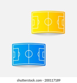 realistic design element: playing field