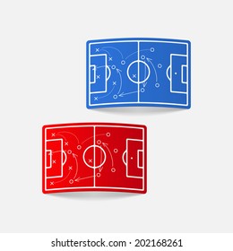 realistic design element: playing field