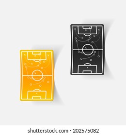 realistic design element: playing field