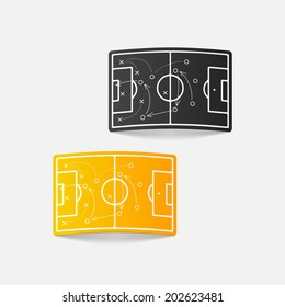 realistic design element: playing field