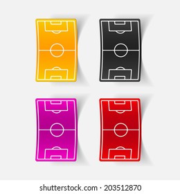 realistic design element: playing field