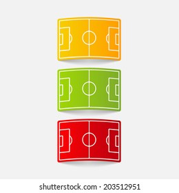 realistic design element: playing field