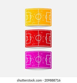 realistic design element: playing field