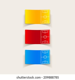 realistic design element: playing field