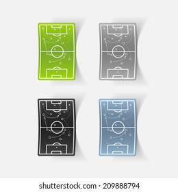 realistic design element: playing field