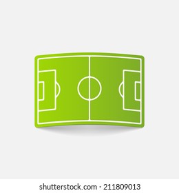 realistic design element: playing field
