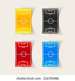 realistic design element: playing field