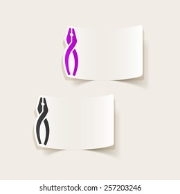 realistic design element: pliers