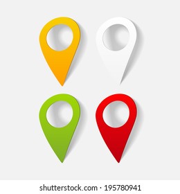 realistic design element: pointer