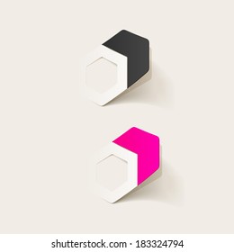 realistic design element: polygon