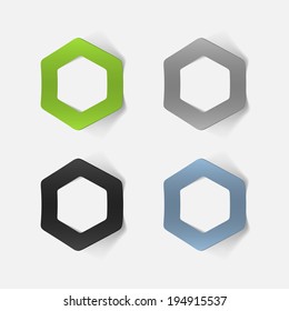 realistic design element: polygon