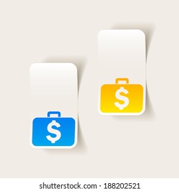 realistic design element: portfolio