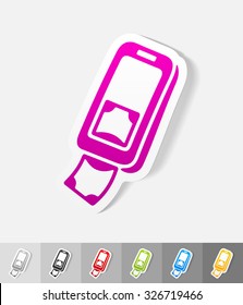 realistic design element. POS terminal