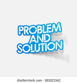 realistic design element: problem and solution