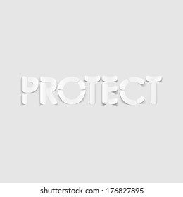 realistic design element: protect