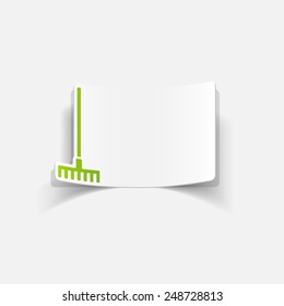 realistic design element: rake