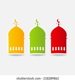 realistic design element: ramadan