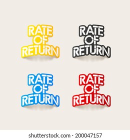 realistic design element: Rate Of Return