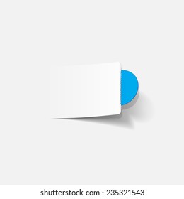 realistic design element: rectangle, circle