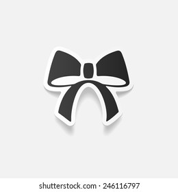 realistic design element: ribbon